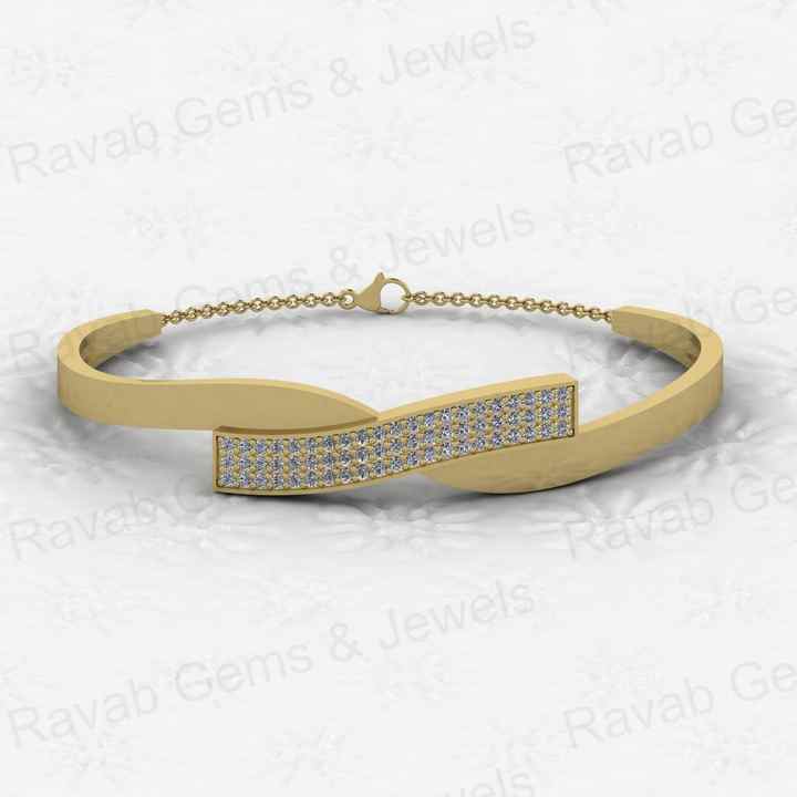 Best Selling Solid 925 Sterling Silver With CZ Diamond 18K Gold Plated 47x27mm Chain Bracelet Attractive Designer Men's Jewelry
