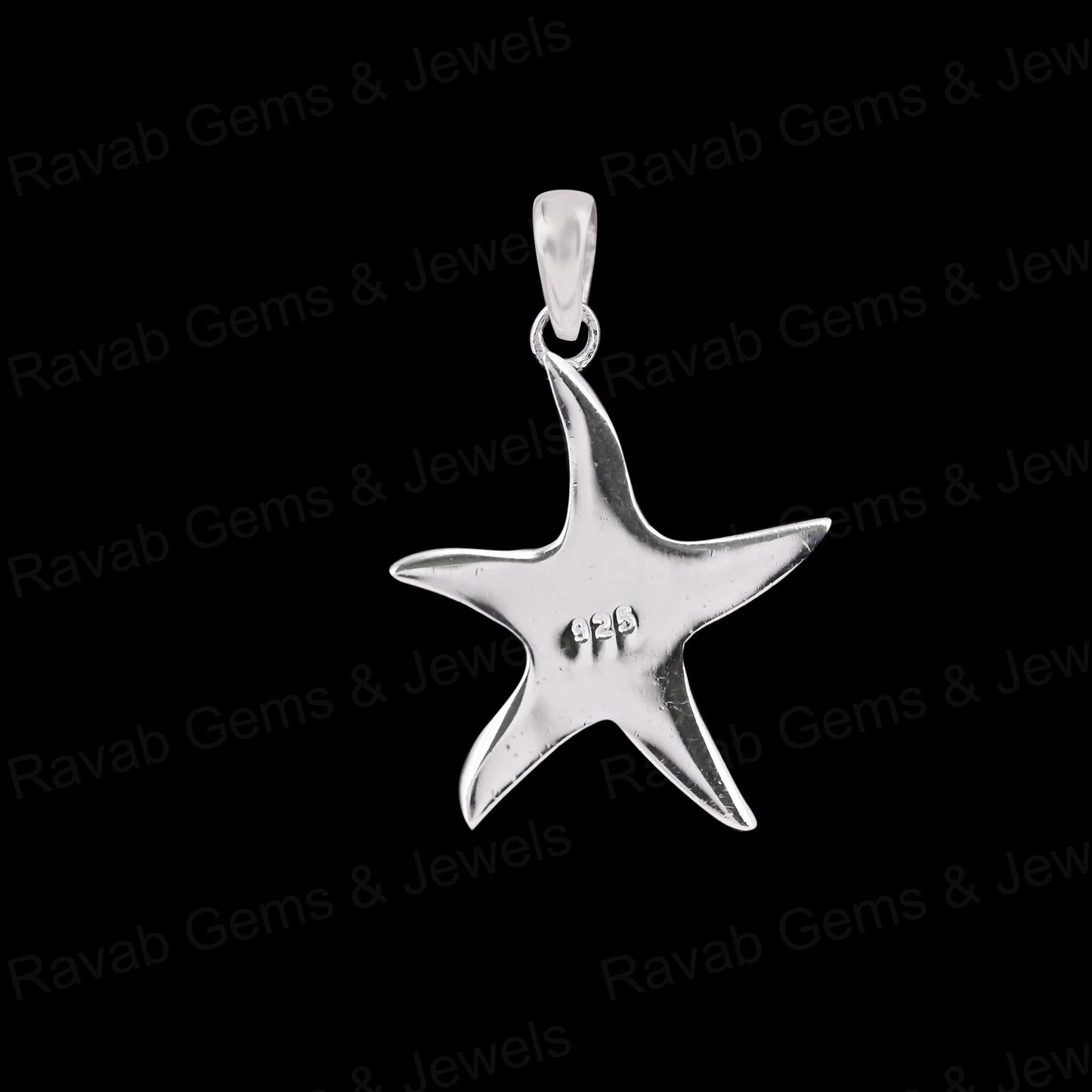 Best Quality 925 Sterling Silver 18mm Starfish Semi Mount Charm Pendant Setting Ashes Resin Breastmilk DIY Jewelry Components