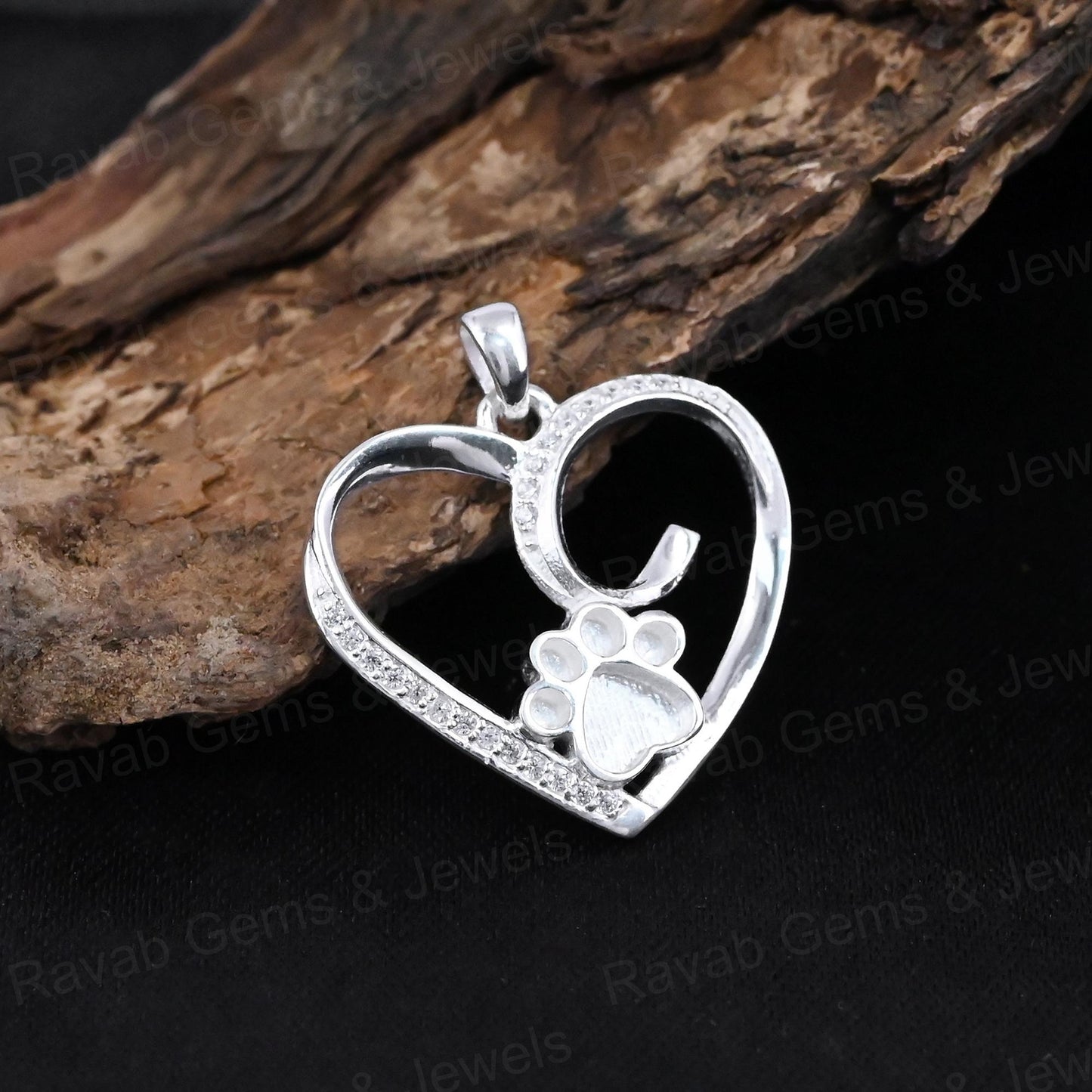 Best Quality 925 Silver 20mm Half Round With Zircon Charm Blank Bezel Mount Pendant Setting Breastmilk DIY Keepsake Jewelry