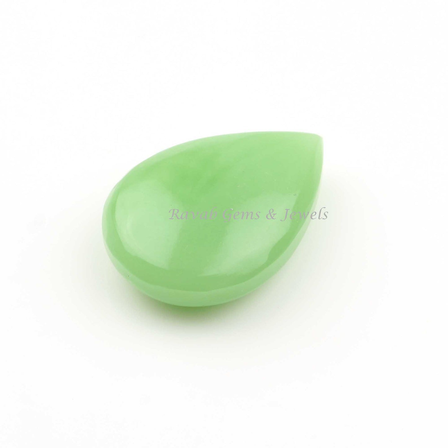 Chrysoprase Chalcedony Pear 5x7mm to 16x22mm Smooth Briolette Gemstone, Calibrated Semi Precious Stone For Jewelry Pendant Making - 1 Pc