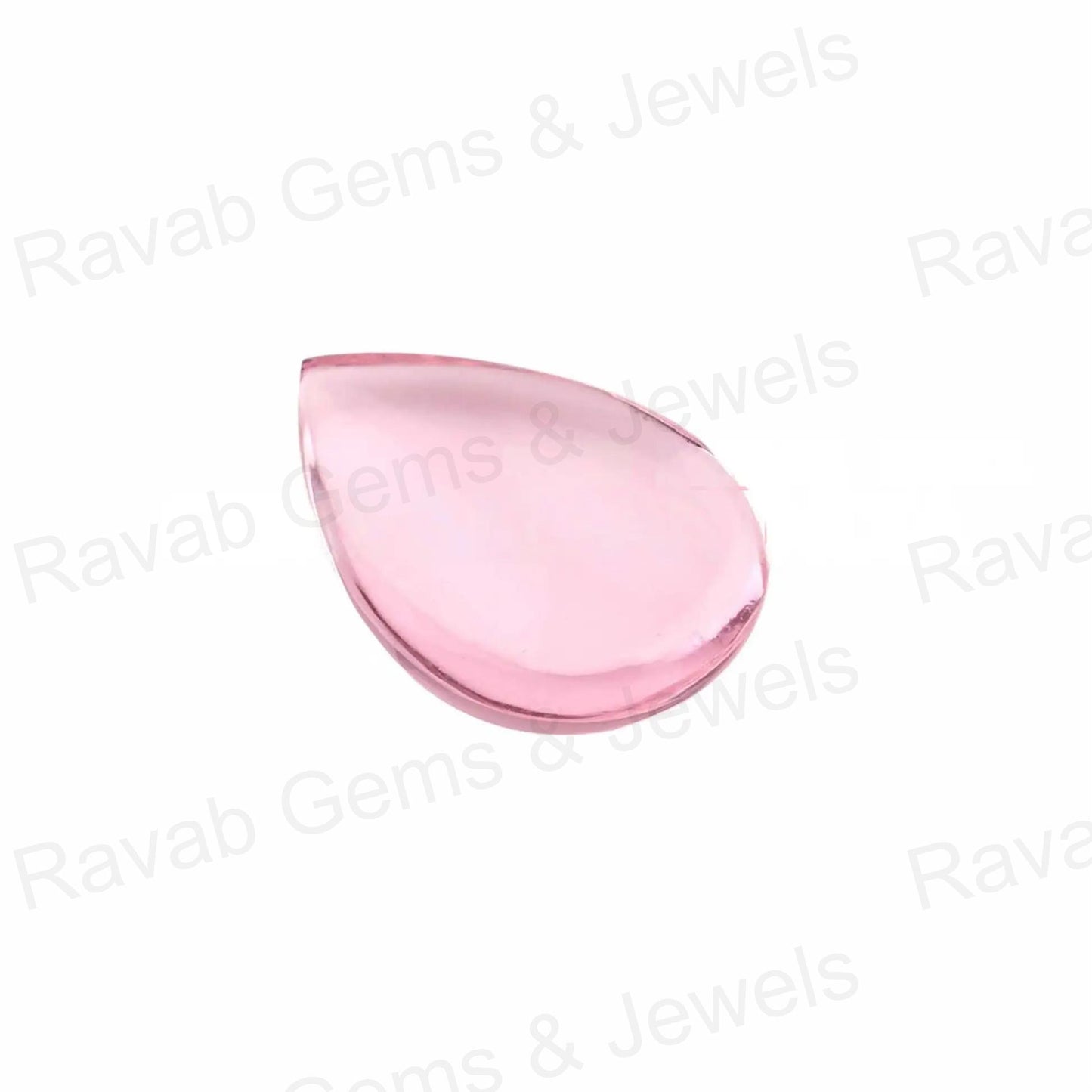 Baby Pink Quartz Pear 5x7mm to 16x22mm Briolette Smooth Gemstone, Calibrated Loose Beads Semi Precious Stone For Jewelry Pendant Making 1 Pc