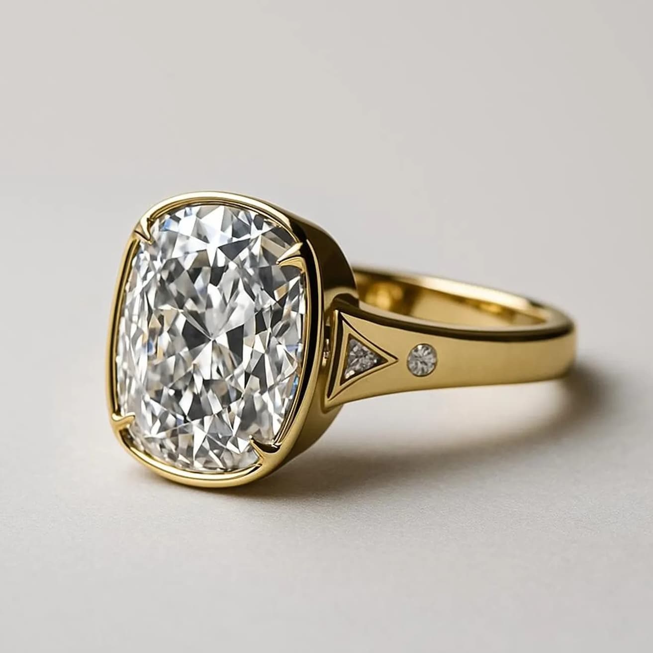 Taylor Swift Replica Engagement Ring 6CT Brilliant Elongated Cushion Mine Cut Cubic Zircon Engagement Ring Celebrity Inspired Propose Ring