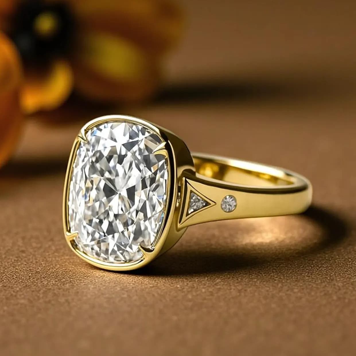 Taylor Swift Replica Engagement Ring 6CT Brilliant Elongated Cushion Mine Cut Cubic Zircon Engagement Ring Celebrity Inspired Propose Ring