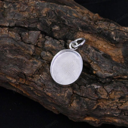 Superb 925 Sterling Silver 10x14mm Oval Bezel Setting Semi Mount Blank Setting Good Ashes Resin Work Jewelry Findings Components