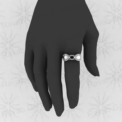 Genuine Solid 925 Sterling Silver Prong Solitaire Semi Mount Blank Setting Ring Good for Ashes & Resin Work Breastmilk Jewelry