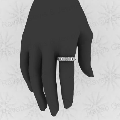 Genuine Solid 925 Sterling Silver Leaf Solitaire Semi Mount Blank Setting Ring Good for Ashes & Resin Work Breastmilk Jewelry