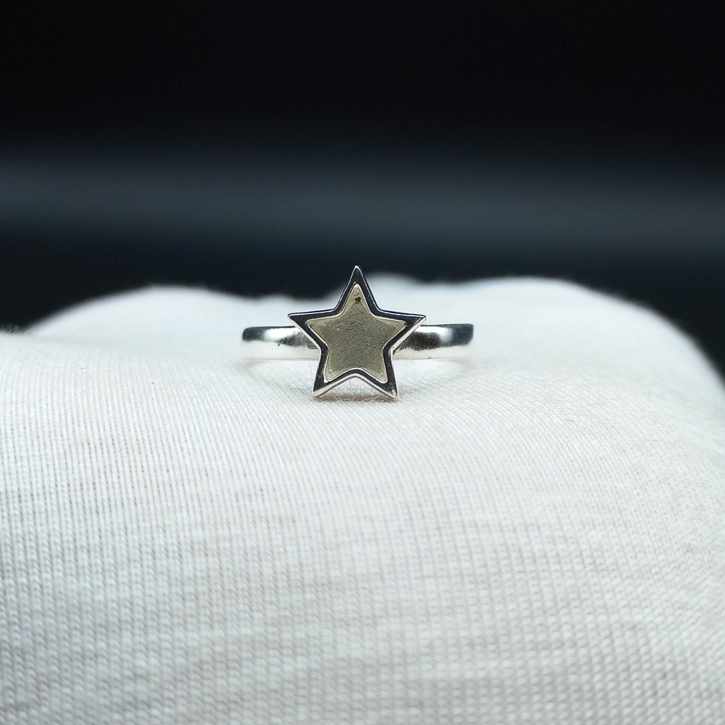 Solid 925 Sterling Silver Star Shape 7mm Bezel Setting Semi-Mount Blank Setting Ring Good For Resin & Ashes Work DIY Jewelry