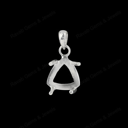 Superb 925 Sterling Silver 10mm Round Shape Semi-Mount Blank Setting Ring Good For Ashes & Resin Fill Keepsake DIY Fine Jewelry