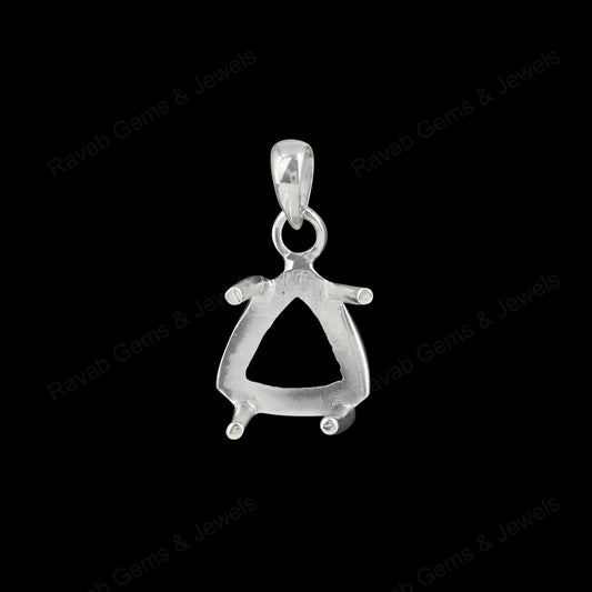 Superb 925 Sterling Silver 10mm Round Shape Semi-Mount Blank Setting Ring Good For Ashes & Resin Fill Keepsake DIY Fine Jewelry