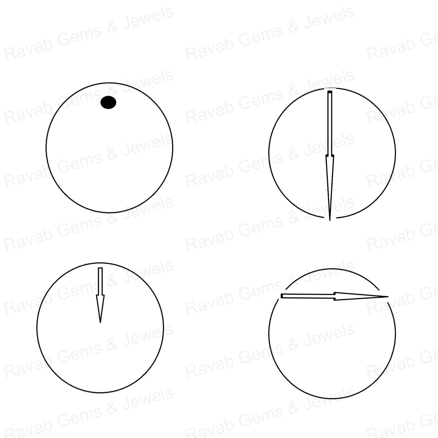 Amazing Natural Mahogany Round Coin shape 12mm Flat Gemstone Calibrated, Natural Mahogany for Jewelry making 2 pcs set