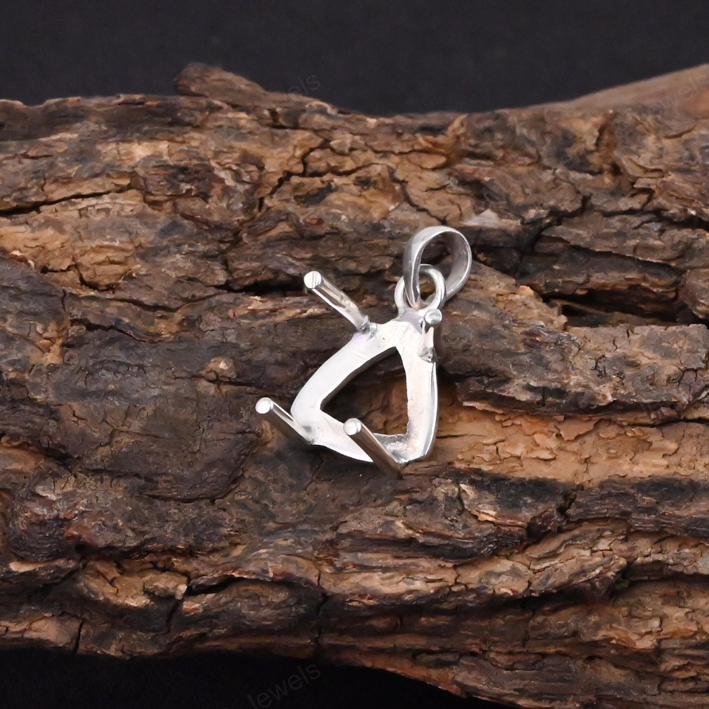 Superb 925 Sterling Silver 10mm Round Shape Semi-Mount Blank Setting Ring Good For Ashes & Resin Fill Keepsake DIY Fine Jewelry