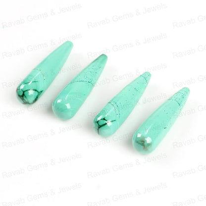 9x30mm Natural Light Green Malachite Teardrop Smooth Briolette Gemstone, Calibrate Loose Beads Earrings Stone Wholesale Rate 2 Pcs Set
