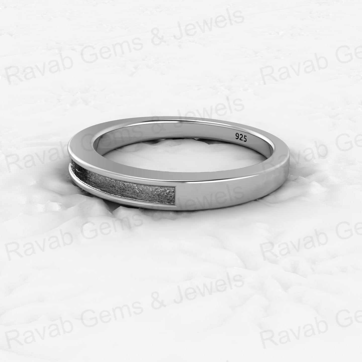 Top Quality Solid 925 Sterling Silver 18k Gold Filled Semi Mount Ring Good for Ashes & Resin Work Breastmilk Keepsake Jewelry
