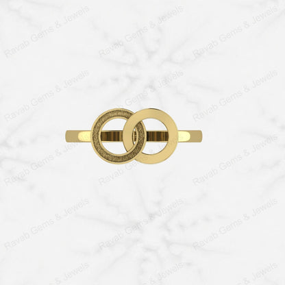 Awesome Quality 925 Silver Unique Double Circle Semi Mount Blank Setting Infinity Design Ring for Breastmilk Keepsake Jewelry