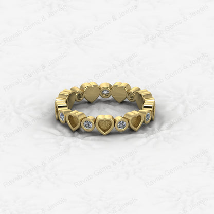 New Arrival Genuine 925 Silver 3mm Heart With CZ Semi Mount Blank Setting Ring for Breastmilk & Keepsake Customized Jewelry