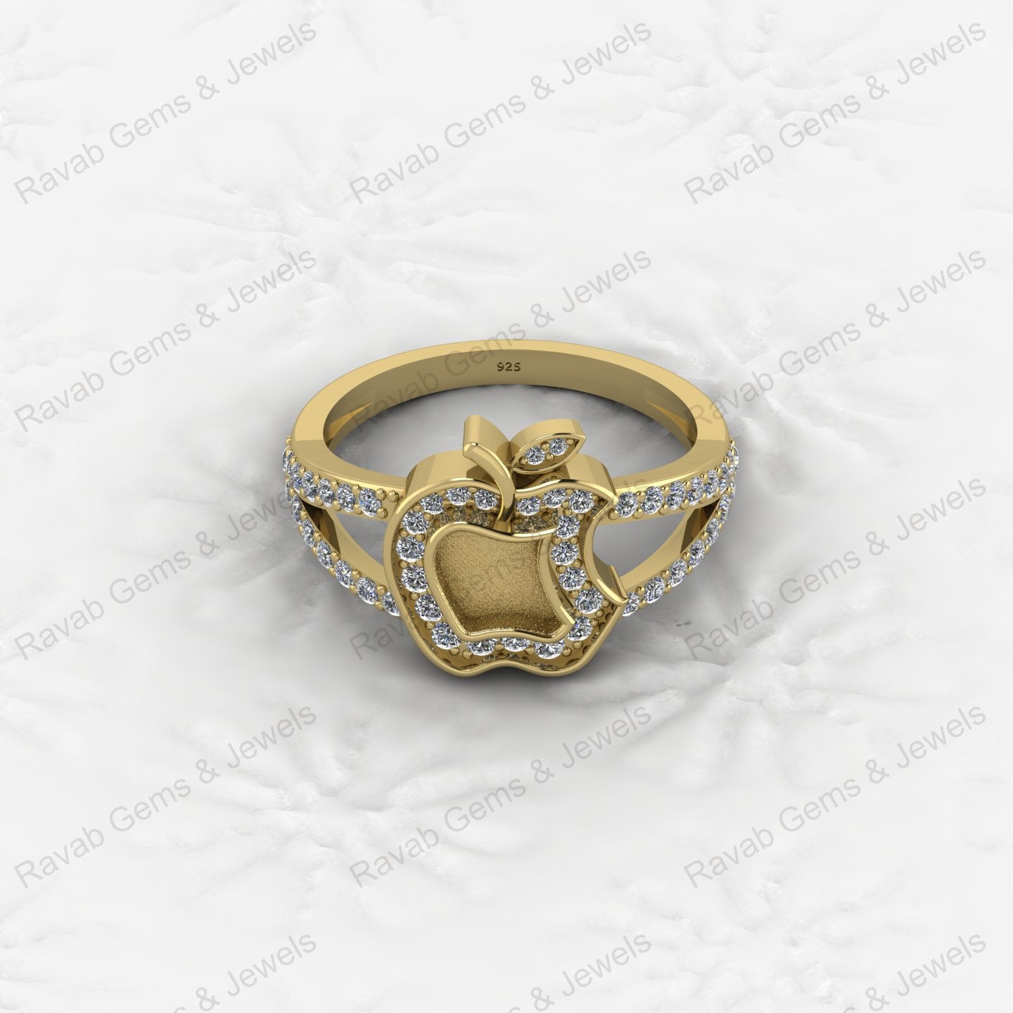 925 Silver Round 8mm Semi Mount Blank Setting Ring for Gemstone Ashes & Resin Findings & Wedding Gift Jewelry