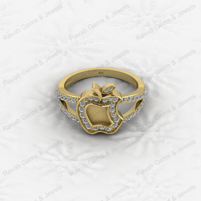 925 Silver Round 8mm Semi Mount Blank Setting Ring for Gemstone Ashes & Resin Findings & Wedding Gift Jewelry