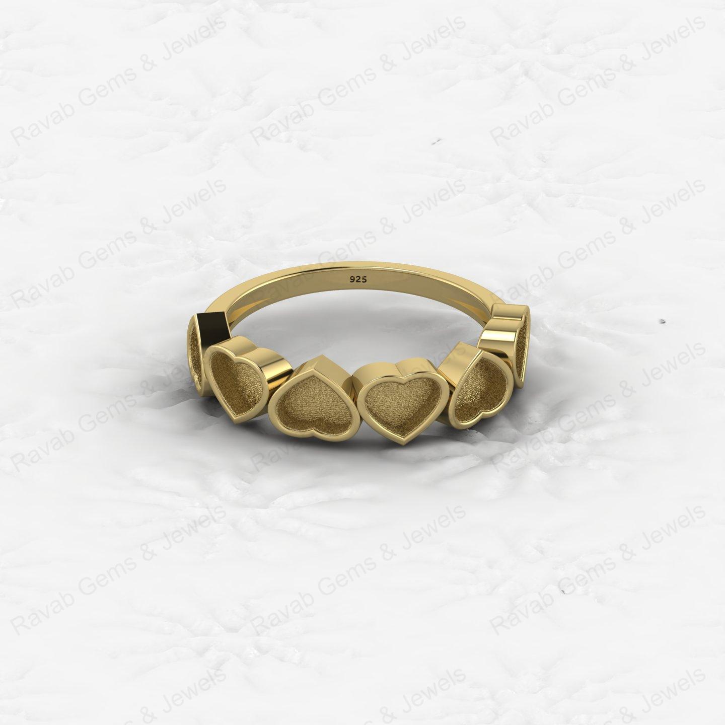 High Quality Genuine 925 Sterling Silver 5mm Trillion Black Setting Ring Handmade Ashes Resin Work Jewelry Findings