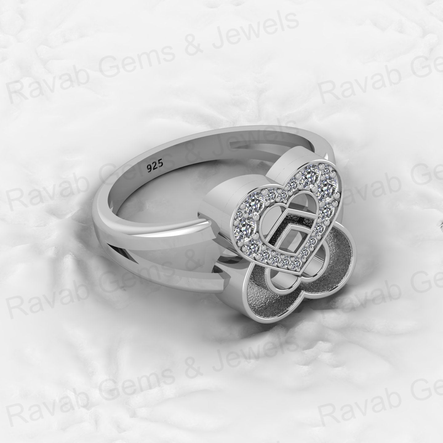 Top Quality Solid 925 Sterling Silver 18k Gold Filled Semi Mount Ring Good for Ashes & Resin Work Breastmilk Keepsake Jewelry