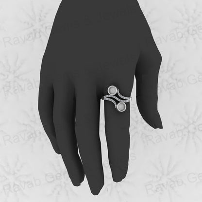Solid 925 Sterling Silver 5M Circle Semi Mount Wedding Ring Good Ashes Resin Work Breastmilk Jewelry with Breastmilk Jewelry