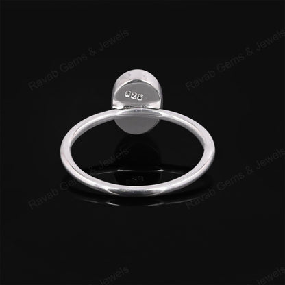 Genuine Solid 925 Sterling Silver 7x9mm Oval Semi-Mount Good For Resin & Ashes Work Fine Tiny Minimalist Breastmilk Jewelry