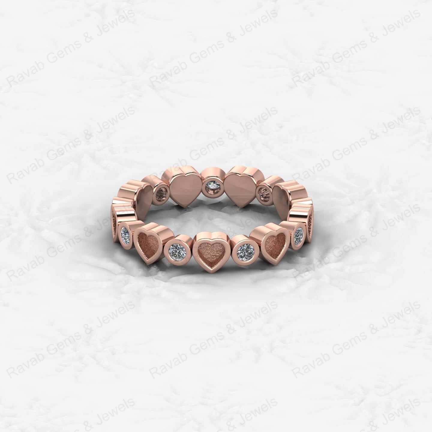 New Arrival Genuine 925 Silver 3mm Heart With CZ Semi Mount Blank Setting Ring for Breastmilk & Keepsake Customized Jewelry