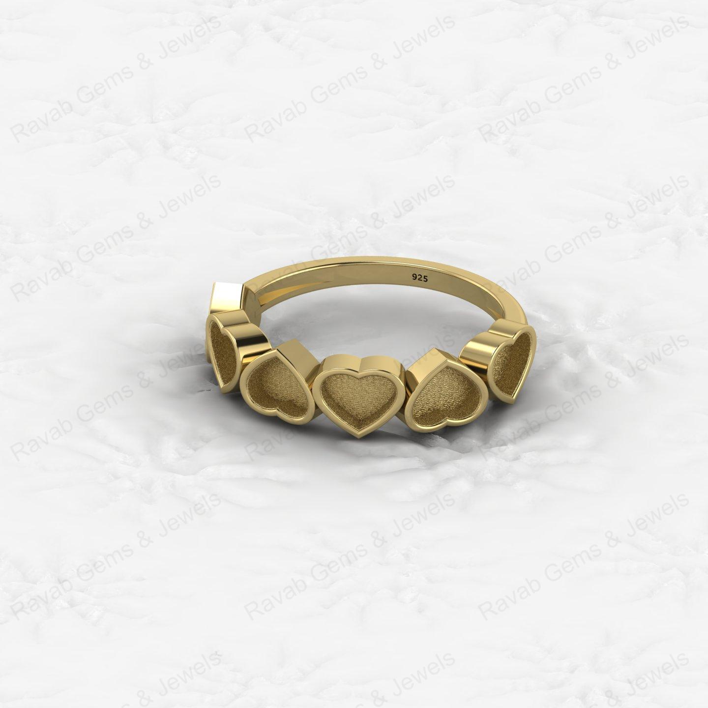 High Quality Genuine 925 Sterling Silver 5mm Trillion Black Setting Ring Handmade Ashes Resin Work Jewelry Findings