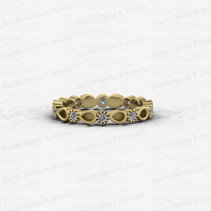 High Quality 925 Sterling Silver 2x3mm Pear Shape With CZ Semi Mount Blank Setting Ring for Breastmilk Jewelry Genuine Material