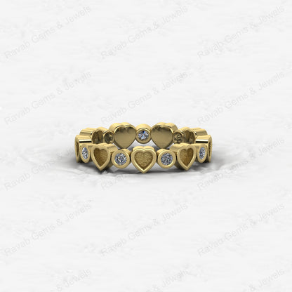 New Arrival Genuine 925 Silver 3mm Heart With CZ Semi Mount Blank Setting Ring for Breastmilk & Keepsake Customized Jewelry