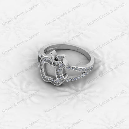 925 Silver Round 8mm Semi Mount Blank Setting Ring for Gemstone Ashes & Resin Findings & Wedding Gift Jewelry