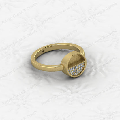 High Quality Genuine Silver Jewelry Components Half Round Semi Mount Blank Setting Ring Ornament for Women