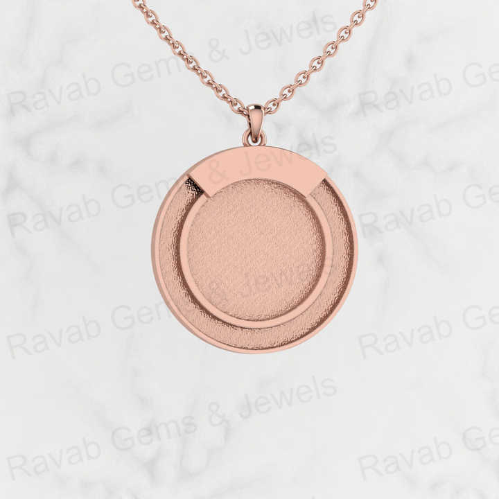 Genuine 925 Sterling Silver 20mm Round Tray Blank Base Semi Mounting Charm Pendant for Setting Resin Ashes Work Jewelry Findings