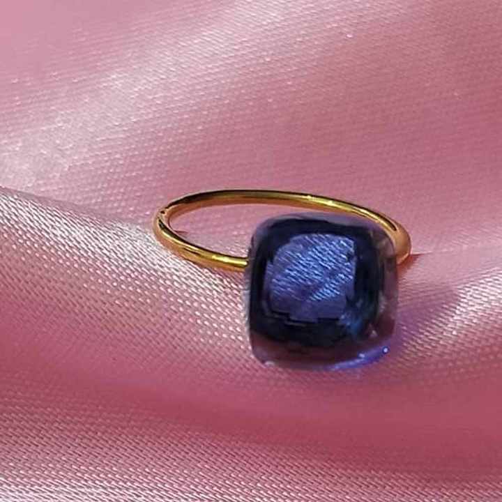 Genuine Blue Apatite Hydro Quartz 12mm Football Cut Cushion Shape 12mm Solid 925 Sterling Silver 18k Gold Plated Ring For Women