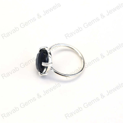 Solid 925 Sterling Silver Manmade Abalone Quartz Doublets Oval Checker Cut Prong Setting Ring for Women Handmade Jewelry