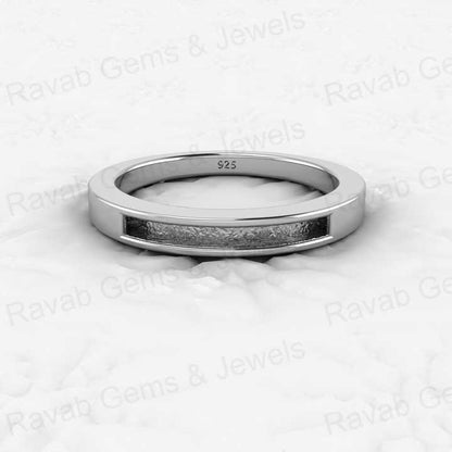 Top Quality Solid 925 Sterling Silver 18k Gold Filled Semi Mount Ring Good for Ashes & Resin Work Breastmilk Keepsake Jewelry