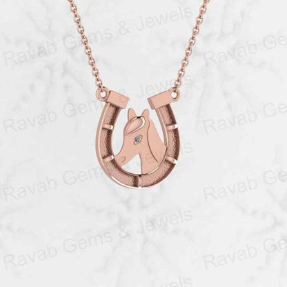 Solid 925 Sterling Silver 20mm Horse Face Horseshoe Semi Mounting Charm Pendant Blank Setting Resin Ashes Work Necklace Jewelry