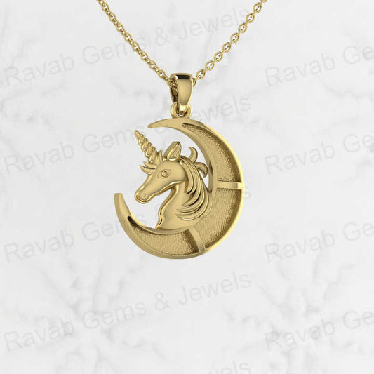 Real 925 Silver 29x21mm Unicorn Mythical Creatures Horse Semi Mount Blank Charm Pendant for Resin & Ashes Work Necklace Jewelry