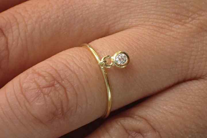 Valentine Sale Top Quality 925 Sterling Silver 5mm Lab Created Diamond Vermeil Eternity Bezel Setting Solitaire Ring for Women