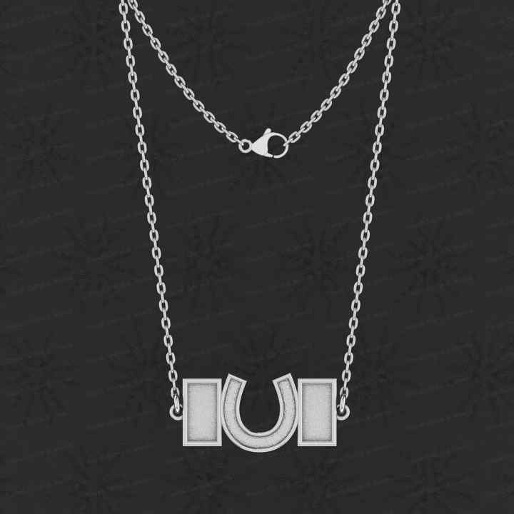 Best Quality 925 Silver Horseshoe & Rectangle Bezel Cup Semi Mount Charm Pendant Setting for Resin Ashes Work Breastmilk Jewelry