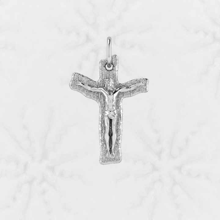 Men's Customized 925 Sterling Silver Fine Jewelry High Quality Saint Benedict Medallion Religious Cross Jesus Pendant