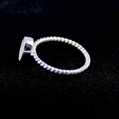Superb 925 Sterling Silver 10mm Round Shape Semi-Mount Blank Setting Ring Good For Ashes & Resin Fill Keepsake DIY Fine Jewelry