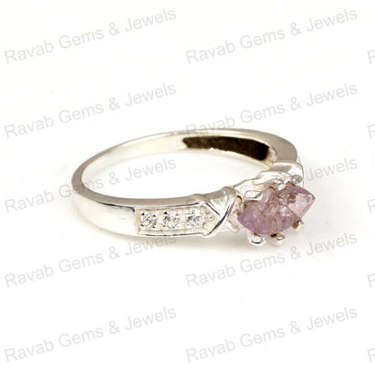 Top Selling Pink Kunzite Gemstone Marquise Shape 7x14mm Solid 925 Sterling Silver Unique Designer Women Handmade Fine Ring
