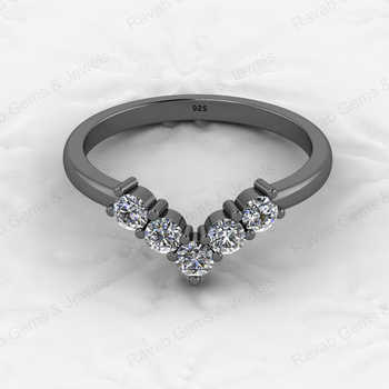 Valentine Sale 925 Sterling Solid Silver 3mm Zircon Brilliant Cut Princess Crown Ring for Women Fine Jewelry for Weddings