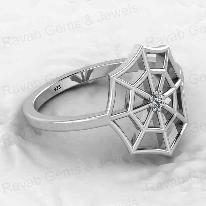 Top Selling Designer Eternity Band Ring Women 925 Genuine Silver Gold Vermeil Spider Wed CZ Diamond Personalized Fine Jewelry