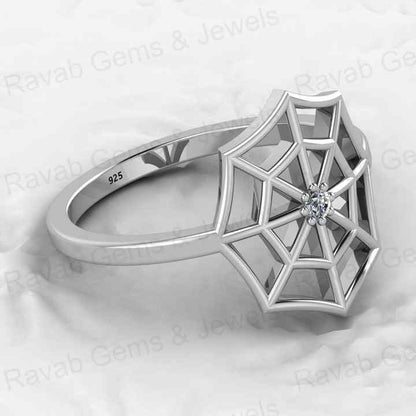 Top Selling Designer Eternity Band Ring Women 925 Genuine Silver Gold Vermeil Spider Wed CZ Diamond Personalized Fine Jewelry