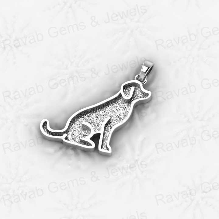 High Quality 925 Sterling Silver Rhodesian Ridgeback Dog Bezel Pendant Blank Setting Resin Ashes Jewelry Finding