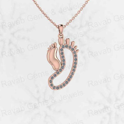 Top Quality Genuine Solid 925 Sterling Silver 29mm Mother & Baby Pow Memorial Pendant Valentine Gift Engagement Fine Pendant