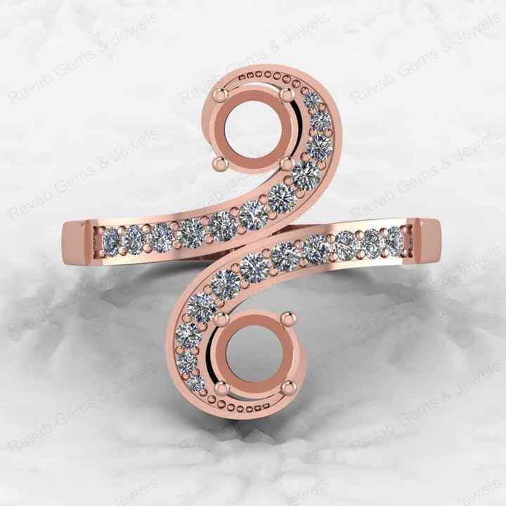 Genuine 925 Sterling Silver 5mm Twisted Band Semi Mount Adjustable Ring Resin Ashes Work Keepsake Breastmilk Wholesale Jewelry