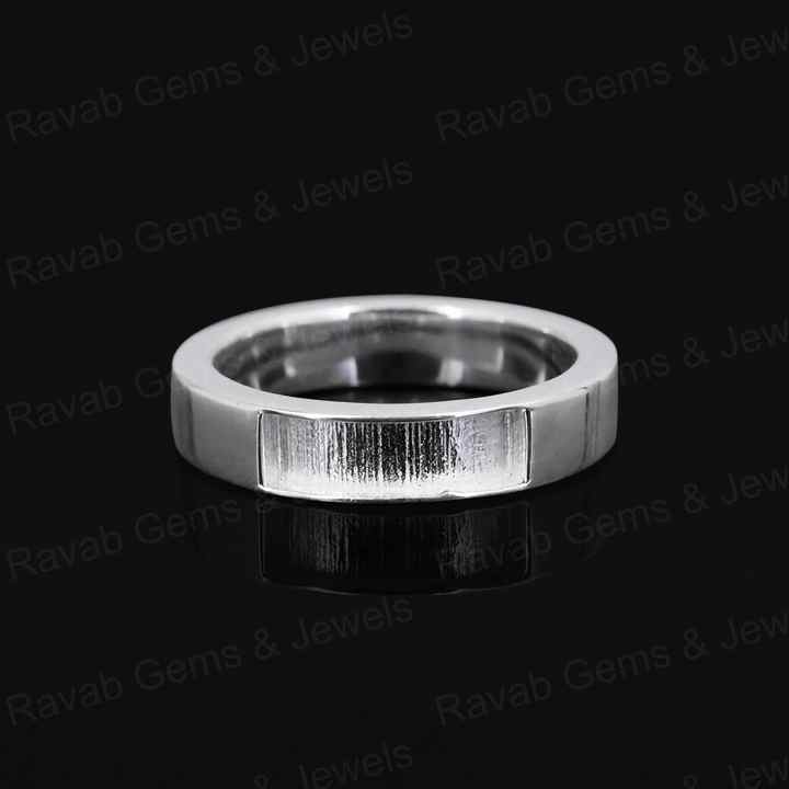 High Quality 925 Silver Rectangle 5mm Wide Inlay Setting DIY Breast Milk Signet Ring Resin Ashes Jewelry Findings Components