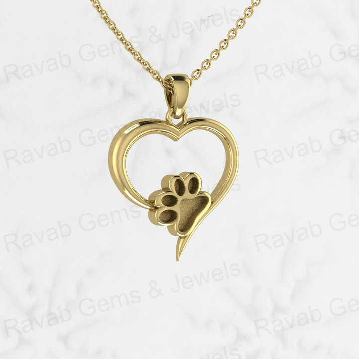 Pure 925 Silver Heart With Baby Dog Paw Blank Bezel 26x20mm Charm Pendant Setting Good for Resin & Ashes Work Breastmilk Jewelry